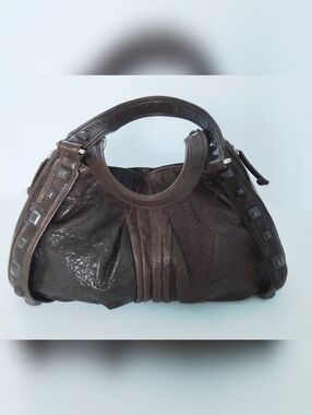 Junior Drake Brown Women's Leather Satchel Handbag. Excellent Condition 17×11×11